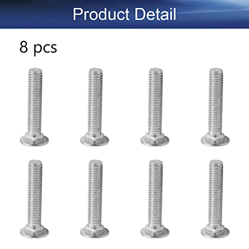 M8 X 100mm Length 304 Stainless Steel Fully Threaded Rod Bar Studs - Stainless Steel Stud and