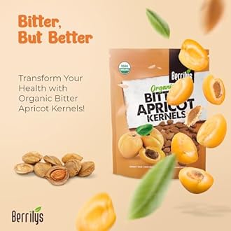 - Organic Bitter Apricot Kernels - USDA Certified Organic Bitter Apricot Seeds - Natural & Non-GMO, Premium Quality Kernals, No Sulfur or Additives - 16 oz