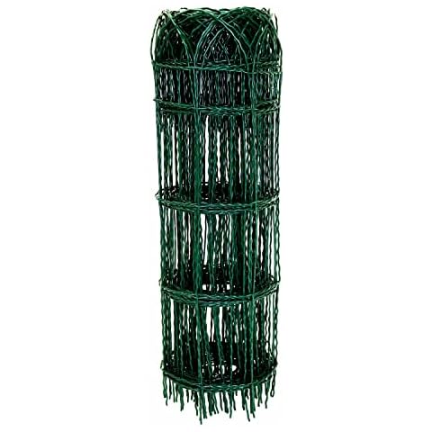 Oypla 10m x 650mm Garden Lawn Border Edging Fencing PVC Coated Wire Cover