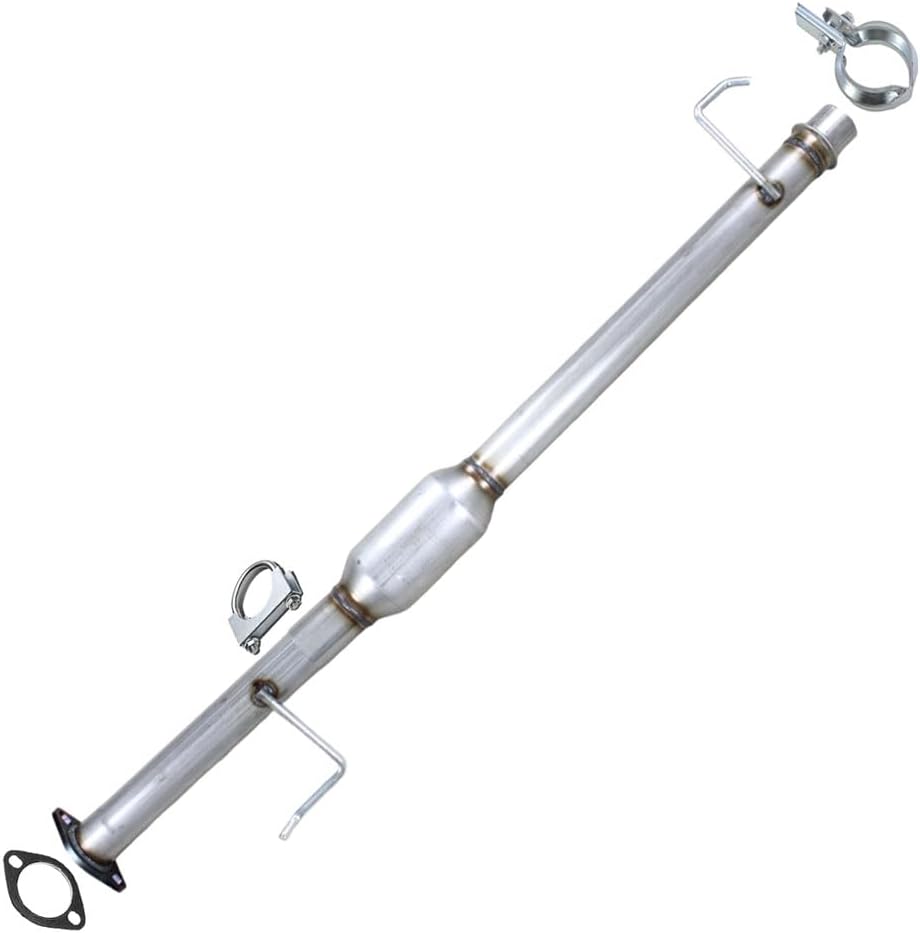Northeastern Exhaust | Stainless Steel EPA-Approved Exhaust Rear Catalytic Compatible with Toyota Tundra 2000-2004 3.4L - Includes Gasket and Clamps | Automotive Replacement Part