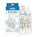 Dr. Brown's Natural Flow Anti-Colic Options+ Narrow Baby Bottle, Bear and Owl, 8 oz/250 mL, with Level 1 Slow Flow Nipple, BPA Free, 0m+, 2-Pack