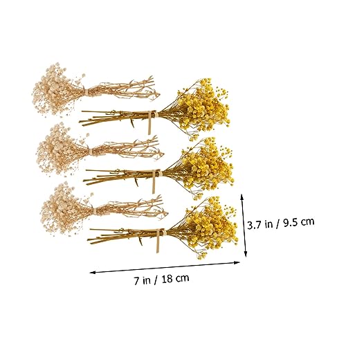 Ramo de flores secas Baby's Breath 6 pcs LIFKOME miniatura 5