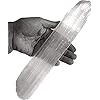 Selenite Stick 6 to 8.5 Inches long, 1 to 2 inches wide, white healing stone, strong protection powers