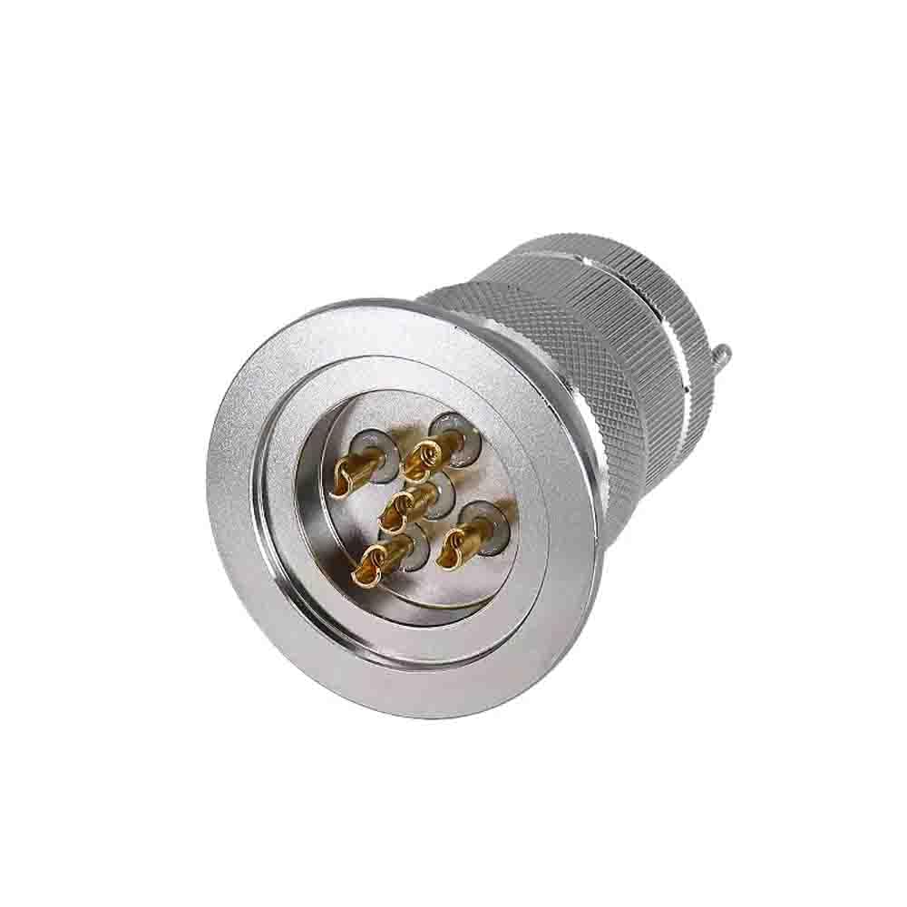 Conector de aviación KF40-05 de 5 pines para vacío y paso estanco de señales