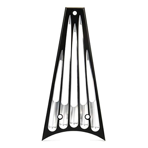 Black Billet CNC CUT Frame Grill For 2009-2013 For Harley Touring Road King Glide - Thumbnail 3