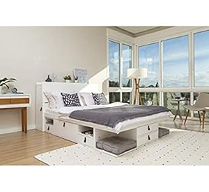 Memomad Funktionsbett Bali 160x200 Weiss