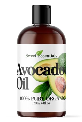 Organic Cold-Pressed, Avocado Oil - 4oz - Imported, 100% Pure, NON-GMO, Golden In Color