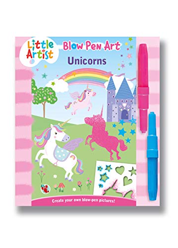 Little Artist Blow Pen Art Unicorns