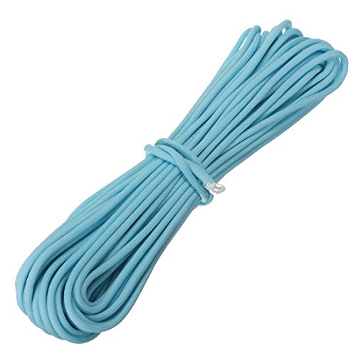 Bsowte 550Lb Nylon Parachute Cord Glow in the Dark 9 Stranded Cores Blue