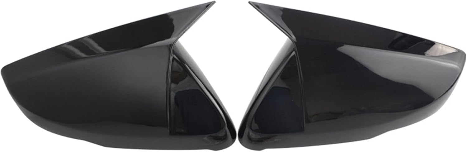 XJPGHA Wing Mirror Covers Caps for CADILLAC CT5 CT6 2020-2025, Sturdy Durable Cover Housing Door Mirror Vehicle Accessory Rearview Side Covers,Black