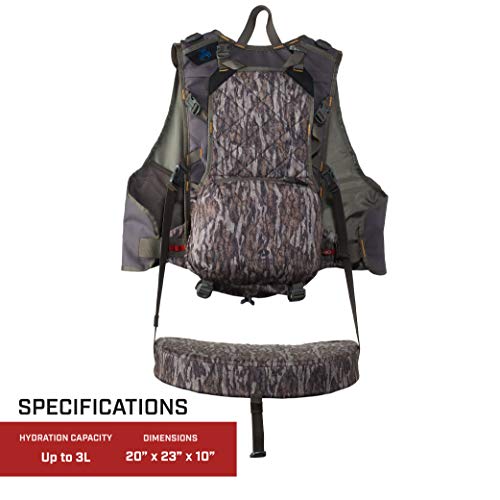 Badlands Upland Turkey Hunting Vest with 5Layer Foam Seat, Bottomland
