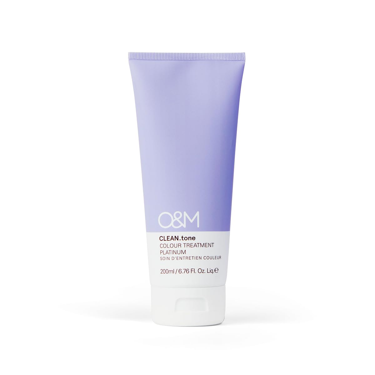 O&M CLEAN.tone Platinum (200ml) – Tönende Haarkur für hellblondes bis sehr hellblondes Haar – Farbkorrektur & Pflege gegen Gelbstich – Ohne Sulfate & Silikone – PETA-zertifiziert & Made in Australia