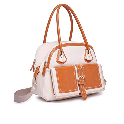 Sacs à bandoulière en nylon de haute qualité avec texture diagonale élégante