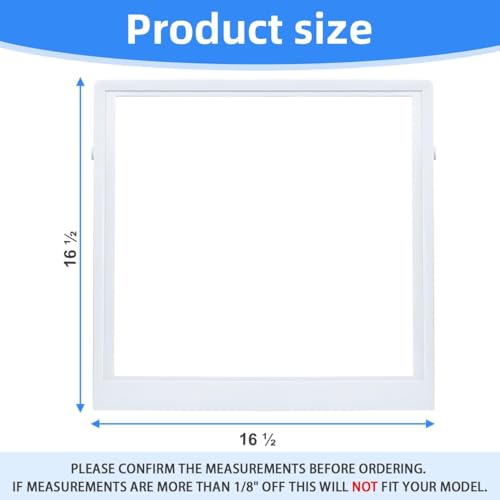 UPGRADED 240350903 Refrigerator Replacement Shelves Crisper Pan Cover Compatible with Frigidaire Bottom Shelf Frame Replacement Without Glass AP4428230 240350901 by SZHY-LINK - Used condition - Image 3