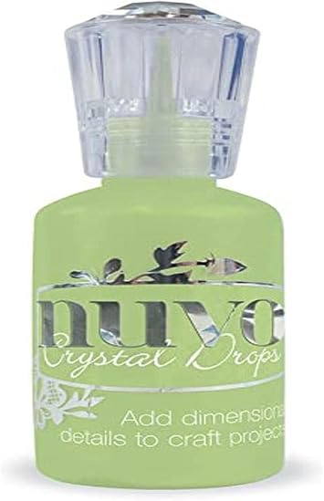 Tonic Studios Nuvo 1.1 Oz Crystal Drops, Green Apple Green, 3.17x3.17x8.89 cm