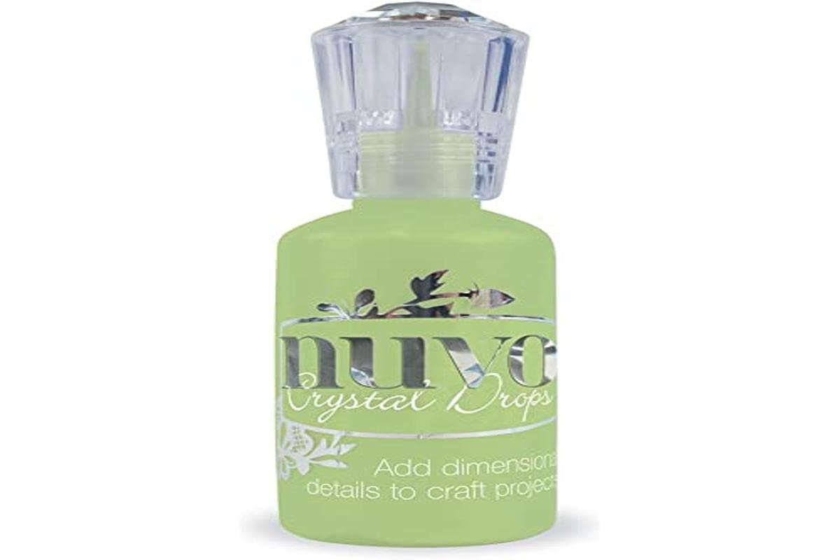 Tonic Studios Nuvo 1.1 Oz Crystal Drops, Green (Apple Green), 3.17x3.17x8.89 cm