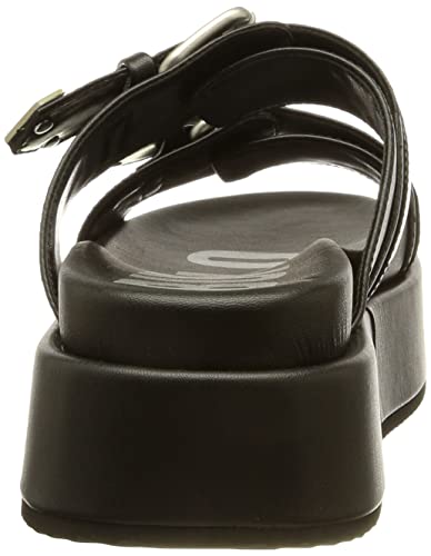 Buffalo Noa Ari, Sandali Donna, Nero, 39 EU