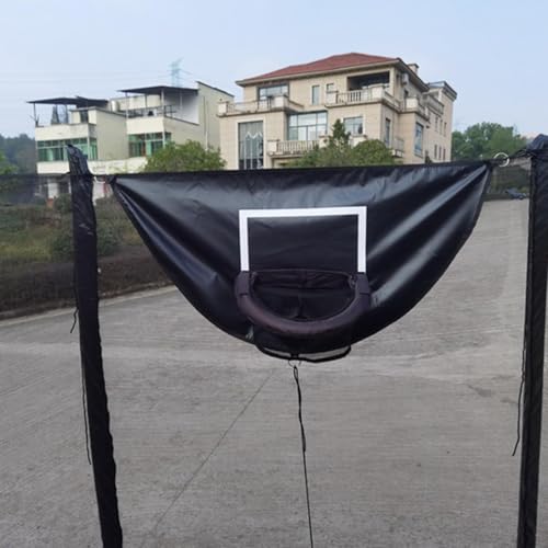 Panier de basket pour trampoline avec planche PVC imperméable résistante au soleil - 2