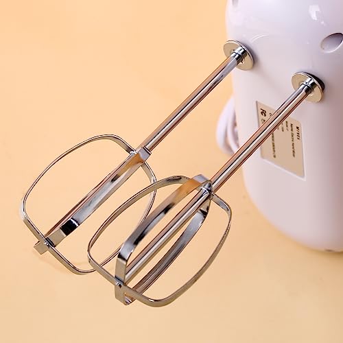MYVES Hand Mixer Boasts a Powerful motor, 5 Speeds, Durable Stainless Steel Design, Fashion White Color and User-Friendliness, 5 Attachments, Ideal For both Chefs and Beginners - Image 6