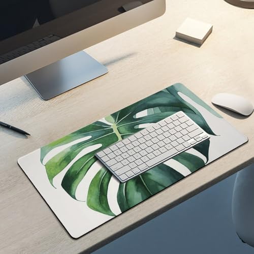 Alfombrilla para escritorio Monstera Leaf XL antideslizante miniatura 5