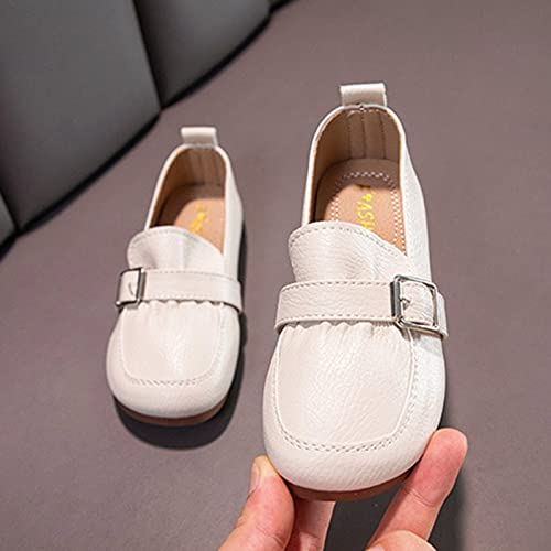 Fashion Spring Summer Children's Casual Shoes Girls' Leather Shoes Flat Sole Soft Comfortable Dress Girls Boots Size 133