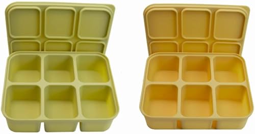 Miniatura 3 de 2 bandejas grandes para cubitos de hielo, bandejas cuadradas reutilizables para cubitos de hielo de 2 pulgadas, moldes de silicona de fácil