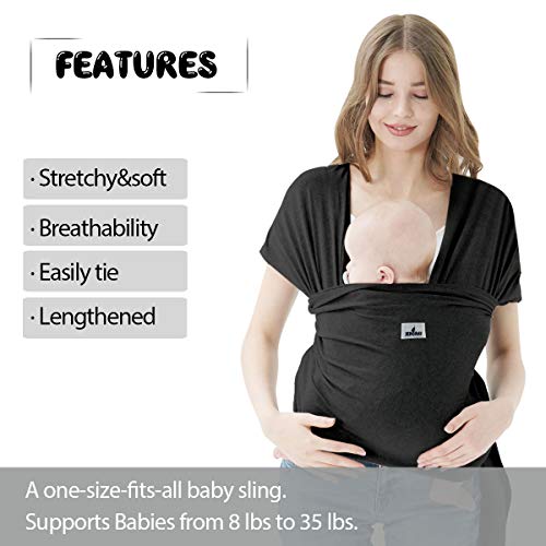 image for Baby Wrap Carrier Jeroray Baby Wrap,Hands Free Baby Carrier Infant Car