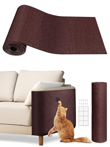 Cat Scratch Mat Furniture Protector 39.4"x15.8" Brown