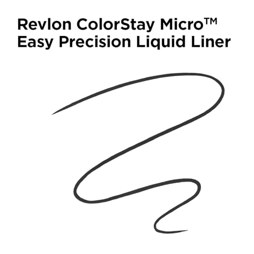 Image of REVLON Colorstay Micro Easyprecision Liquid Liner, 24HRS, Waterproof, Smudge-proof, Extreme Precision longwear liquid that is easy to use and easy to remove, Blackout (301) (Pack of 2)