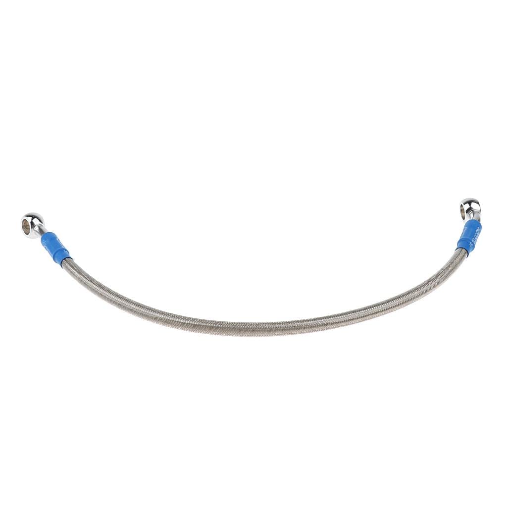 LOOM TREE® Motorcycle Brake Oil Hose Line Pipe Fitting Stainless Steel Braided 39Cm | 1 Piece Brake Oil Hose Line - Image 7 thumbnail