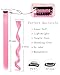 22 Inch Colored Hair extension 12 Pcs Pink Clip in Hair Extension for Women Girls Kids Synthetic Highlight Hair Piece for Party Halloween