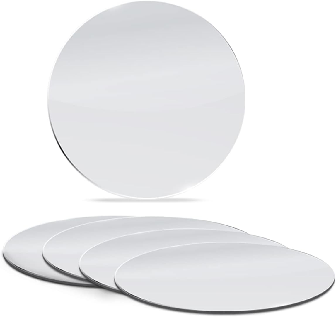 Circle Mirror for Crafts, Traveling, Framing, Decoration, and DIY