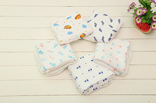 BabyIn Nid d'ange 6 couches en mousseline de coton doux 100 % coton – vue 6