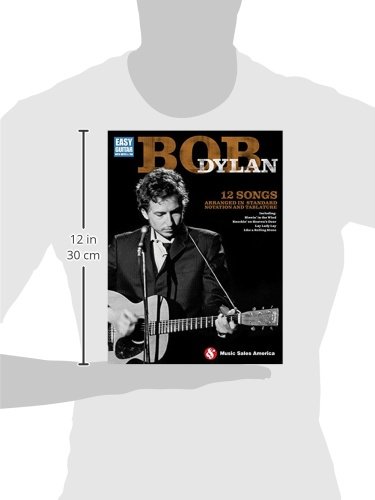 Bob Dylan - Easy Guitar Songbook with Notes and Tablature | 12 Iconic Folk Rock Songs Sheet Music for Beginners | Acoustic Guitar TAB Arrangements for Practice and Performance | Classic Hits - Image 3