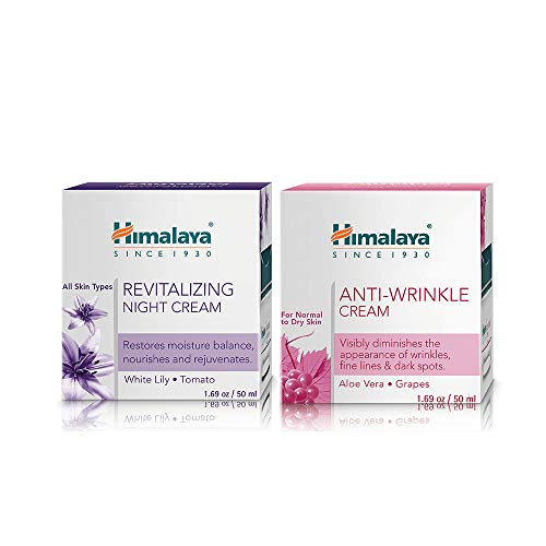 Himalaya Anti Wrinkle Day Cream 1.69 oz plus Revitalizing Night Cream 1.69 oz - BUNDLE