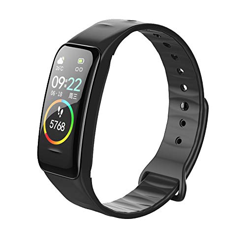 Juya Fitness Tracker with Heart Rate Monitor, Activity Tracker Watch, Waterproof Smart Fitness Band with Step Counter, Calorie Counter, Pedometer Watch (02)