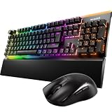 be quiet! Light Mount Mechanische Tastatur FR und Dark Perk Ergo Wireless Gaming Maus-Bundle, Leise Taktile Switches, ARGB-Beleuchtung, Leichte 55g, 32.000 DPI-Sensor, Bis zu 110 Stunden Akkulaufzeit