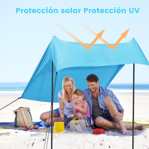 La Mejor Selección de Toldo para playa los 10 mejores. 17 Imagen adicional