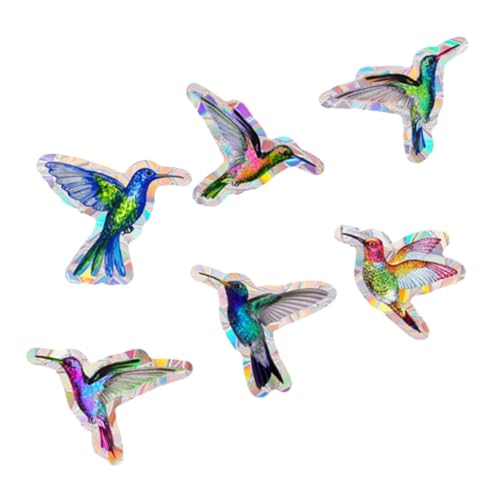 STOBAZA Película Adhesiva Estática Para Ventanas Con Efecto Prisma Arcoíris Película Anticolisión Para Aves Pegatina Decorativa Para Sala De Estar Fácil Aplicación Sin Adhesivo Protectora