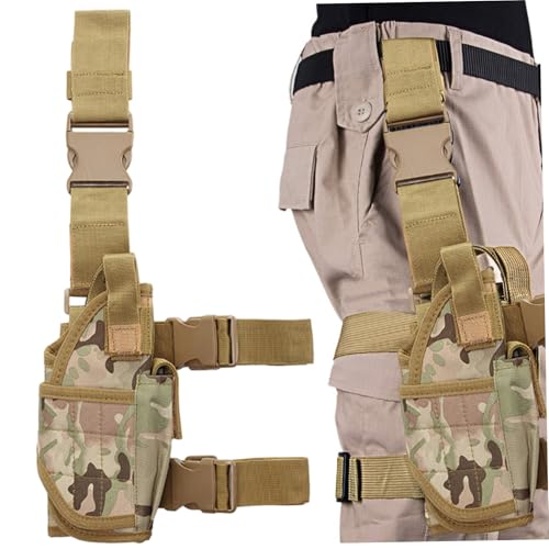 Pesoncarl - Holsters de Jambe Drop Ajustement Holsters Secure GunSters s'adapte à la Plupart des titres d'armes à feu Les Accessoires de Chasse Portables pour Hommes et Femmes, Chasse