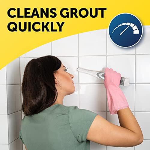 DSL Super Sonic Scrubber - Ultimate Brush Cleaning Tool With Extra Brush Heads For Bathroom Kitchen Toilet