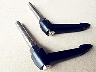 Cabinet Pulls SUS304 Screw M6x10/15/20/25/30/35/40/50/60/70 Metal Knob Adjustable Handle Lever Machinery Tool Thread Dia.6mm Clamping Handles - ( Color: M6X15 )