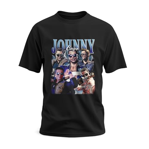 Generic T-Shirt Johnny Tee Cage Shirt Shirts Vintage Boy Sleeve Unisex Friend Gift for Men Family Short Girl Novelty Big Event Women Multicoloured