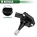 Motoforti Car Oil Level Sensor, Engine Oil Sending Unit, for Audi A4 2016, Metal Plastic, 03C907660R, Black White
