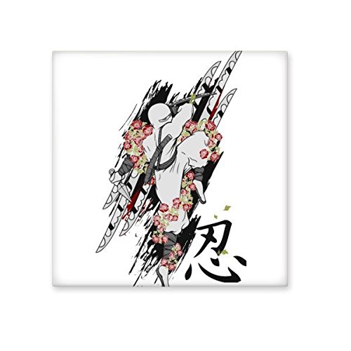 Carreaux motif japonais samouraï pour personnaliser une crédence de cuisine