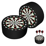 Compact et Léger: D'une hauteur d'environ 4 cm seulement, ce support pour darts est suffisamment compact pour se glisser facilement dans un coin de bureau, une boîte à jouets ou un sac à dos de sport. Il résout efficacement les problèmes d'encombrement et de rangement des fléchettes traditionnelles, en maintenant la fléchette stable pendant le jeu et en l'empêchant de basculer ou de glisser