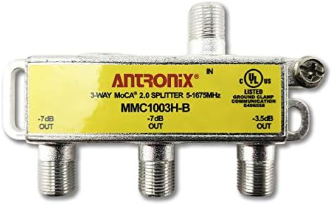 3 Way Antronix MMC1003H-B 5-1675 MHz MoCA 2.0 Splitter para Frontier anteriormente Verizon Fios