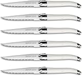 Coffret de 6 couteaux   Laguiole Héritage   Made In France (Blanc)