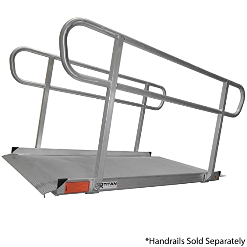 Titan Ramps Wheelchair Entry Ramp 6' Aluminum 850 Lb. Capacity Access Ramp #TOP5