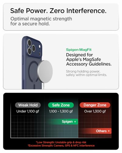 Image of Spigen Ultra Hybrid MagFit for iPhone 17 Pro Max Case, Frost Deep Blue